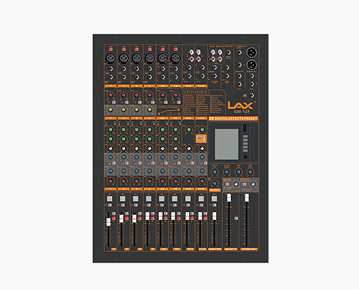 LAX GM-12F 12路多功能調音臺